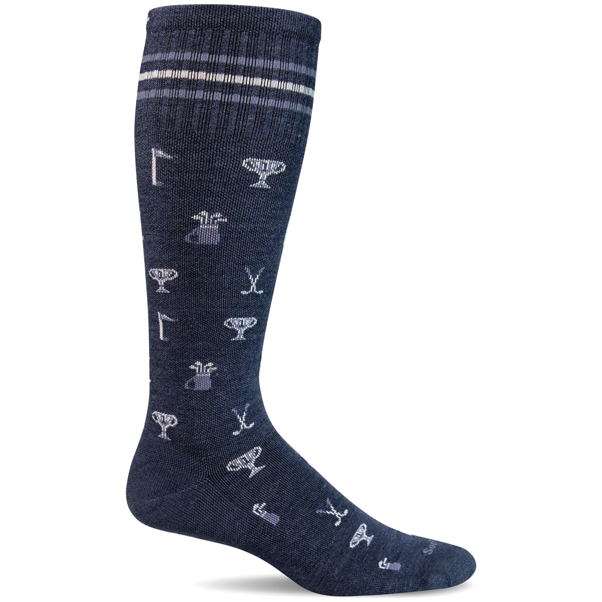 Sockwell Mens Tournament Moderate Compression OTC Socks - GoBros.com