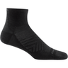 Darn Tough Mens Quarter Crew Ultra-Lightweight Running Socks  -  Medium / Black