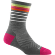 Darn Tough Womens Stride Micro Crew Ultra-Lightweight Running Socks  -  Small / Gray