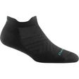 Darn Tough Womens Run Coolmax No Show Tab Ultra-Lightweight Socks  -  Small / Black