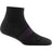 Darn Tough Womens Element Quarter Lightweight Running Socks  -  Small / Black