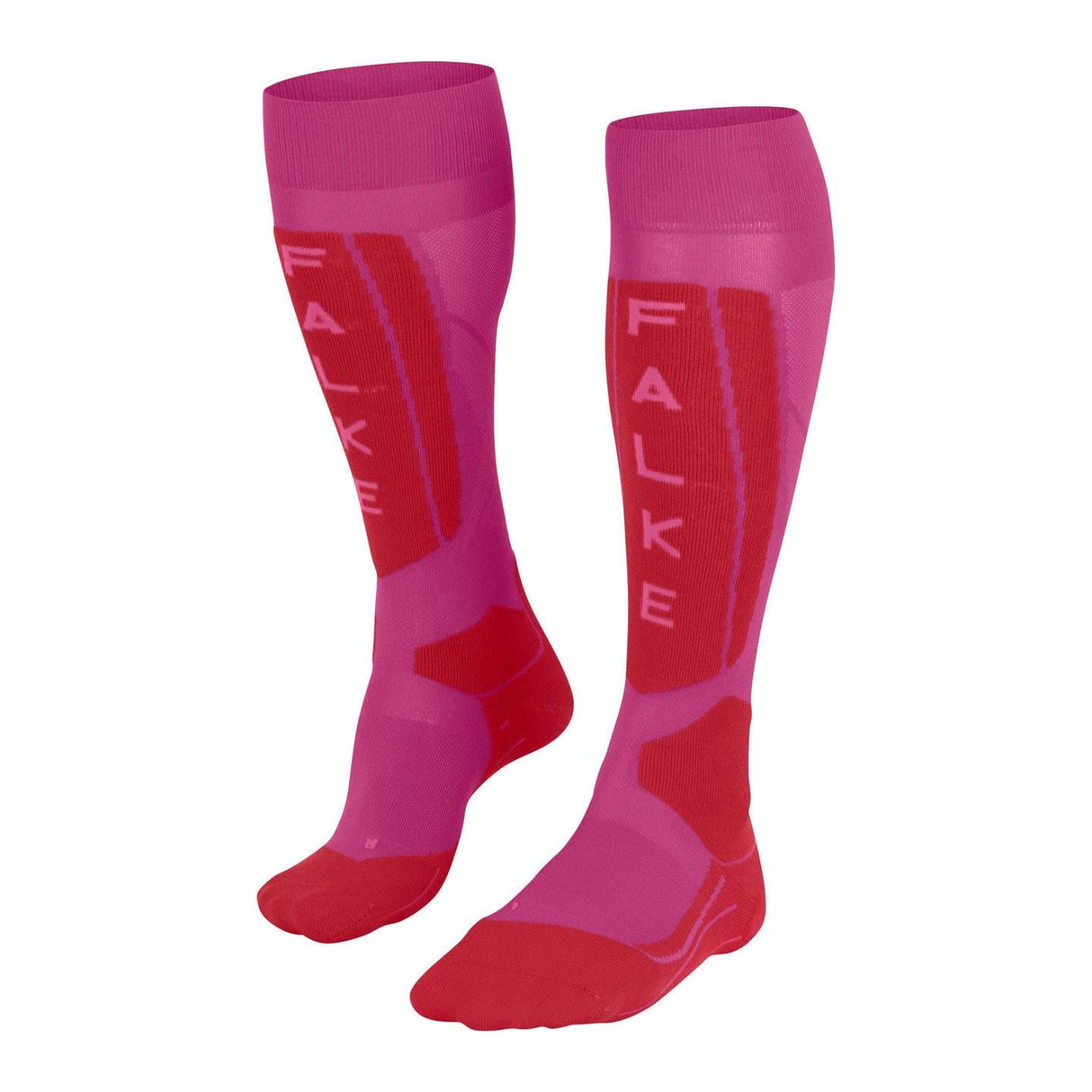 FALKE Womens SK5 Silk Ski Socks  -  35-36 / Lipstick Pink