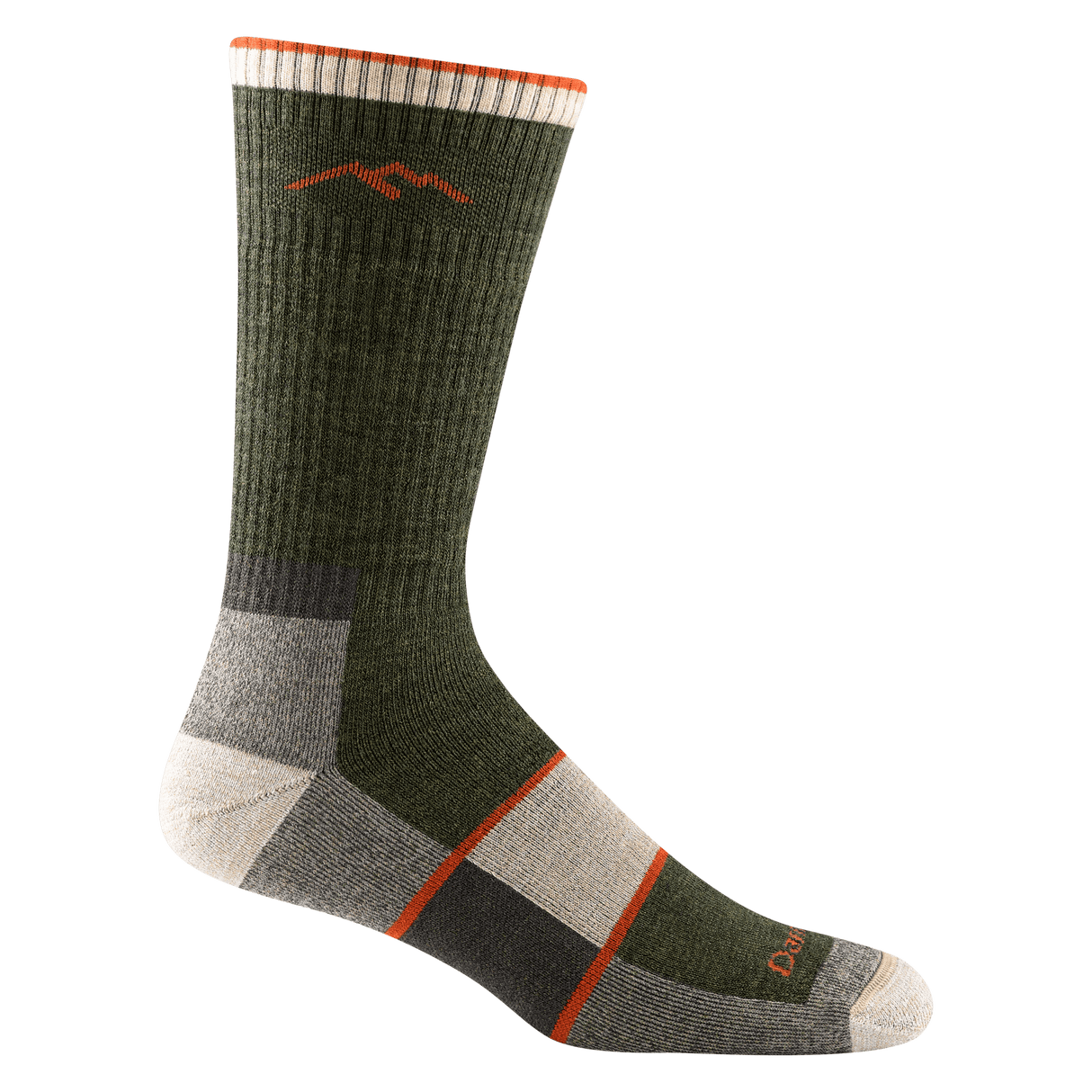 Darn Tough Mens Hiker Boot Midweight Hiking Socks  -  Medium / Olive