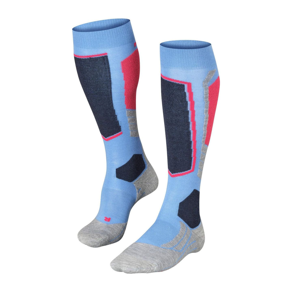 FALKE Womens SK2 Skiing Knee High Socks  -  35-36 / Blue Note