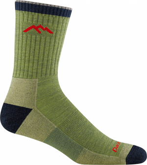 Darn Tough Mens Hiker Micro Crew Midweight Hiking Socks  -  Medium / Willow