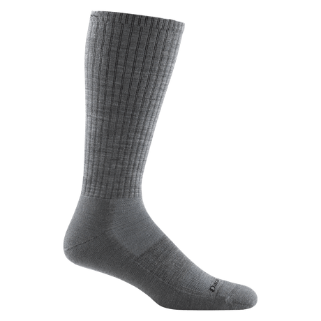 Darn Tough Mens The Standard Mid-Calf No Cushion Lightweight Lifestyle Socks  -  Medium / Medium Gray