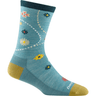 Darn Tough Womens Garden Crew Lightweight Lifestyle Socks  -  Small / Aqua