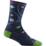 Darn Tough Womens Garden Crew Lightweight Lifestyle Socks  -  Small / Bellflower