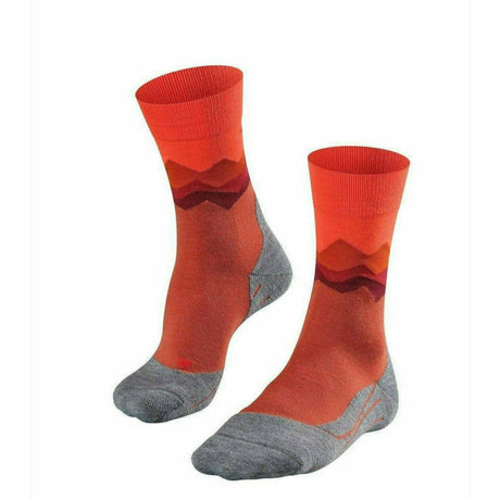 FALKE Mens TK2 Explore Trekking Crew Socks - Clearance  -  39-41 / Copper