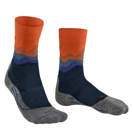 FALKE Mens TK2 Explore Trekking Crew Socks - Marine/Gray
Alt Image 2