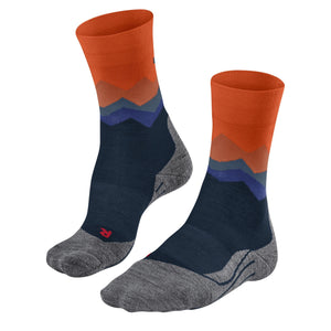 FALKE Mens TK2 Explore Trekking Crew Socks - Marine/Gray
Main Image