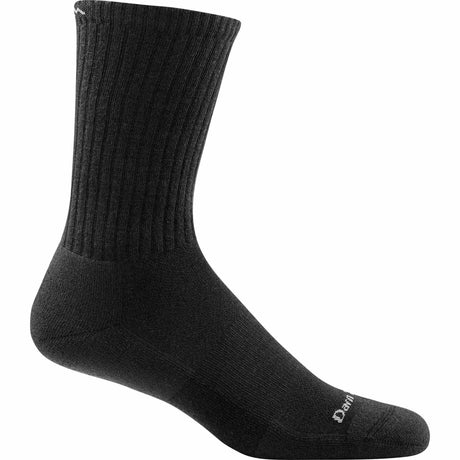 Darn Tough Mens The Standard Crew No Cushion Lightweight Lifestyle Socks  -  Medium / Black