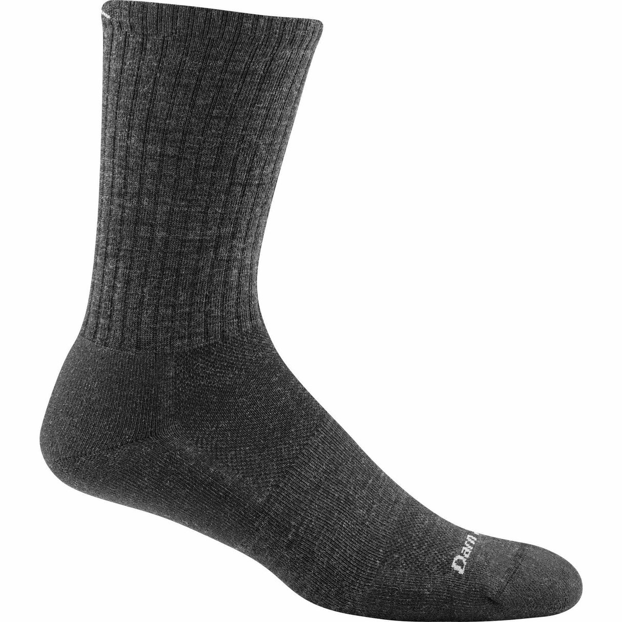 Darn Tough Mens The Standard Crew No Cushion Lightweight Lifestyle Socks  -  Medium / Charcoal