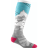 Darn Tough Womens Yeti Over-the-Calf Midweight Ski & Snowboard Socks  -  Small / Aqua