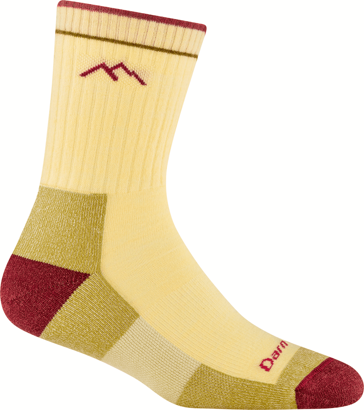 Darn Tough Womens Hiker Micro Crew Midweight Socks  -  Small / Morning Sun