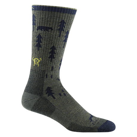 Darn Tough Mens ABC Boot Midweight Hiking Socks  -  Medium / Forest