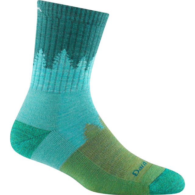 Darn Tough Womens Treeline Micro Crew Midweight Hiking Socks - GoBros.com