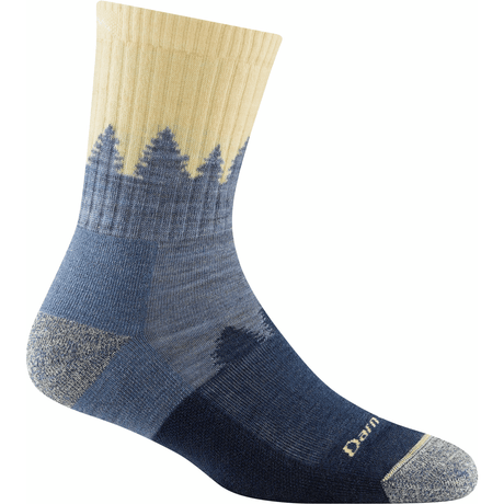 Darn Tough Womens Treeline Micro Crew Midweight Hiking Socks  -  Small / Light Denim