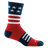 Darn Tough Mens Captain Stripe Micro Crew Lightweight Hiking Socks  -  Small / Stars and Stripes