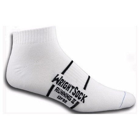 Wrightsock Double-Layer Running II Lo 2-Pack Socks  -  Medium / White