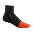 Darn Tough Mens Steely Quarter Midweight Work Socks  -  Medium / Graphite