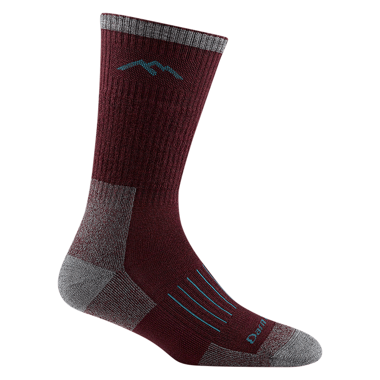 Darn Tough Womens Hunting Boot Midweight Socks  -  Small / Burgundy