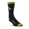 Farm to Feet Sunderland Light Cushion Crew Socks  -  Small / Yellow