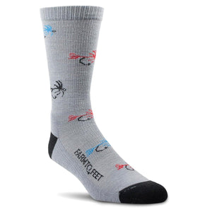 Farm to Feet Yellowstone Light Cushion Crew Socks  -  Medium / Platinum