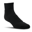 Farm to Feet Fayetteville Light Targeted Cushion 1/4 Crew Socks  -  Small / Black