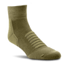 Farm to Feet Fayetteville Light Targeted Cushion 1/4 Crew Socks  -  Small / Coyote Brown