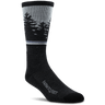 Farm to Feet Spokane Light Cushion Crew Socks  -  Medium / Charcoal/Arona