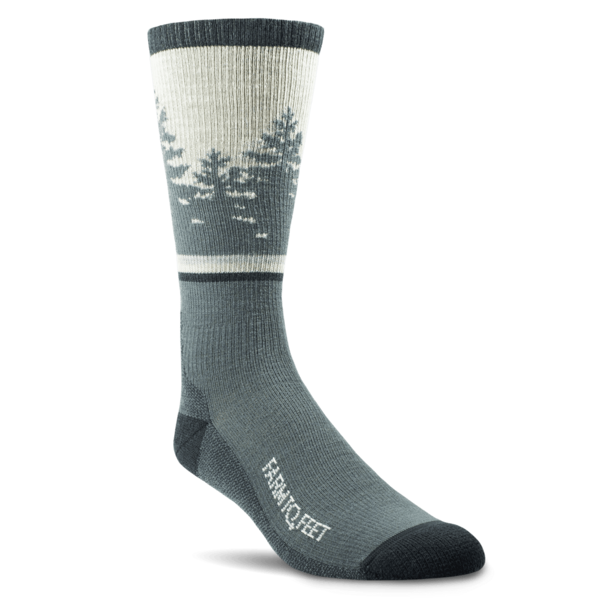 Farm to Feet Spokane Light Cushion Crew Socks  -  Medium / Green