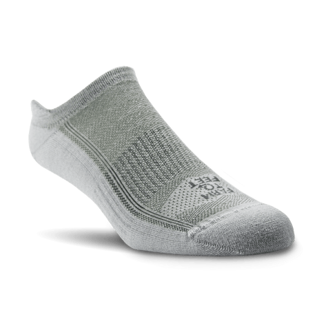 Farm to Feet Austin Light Cushion Tab Socks  -  Small / Silver