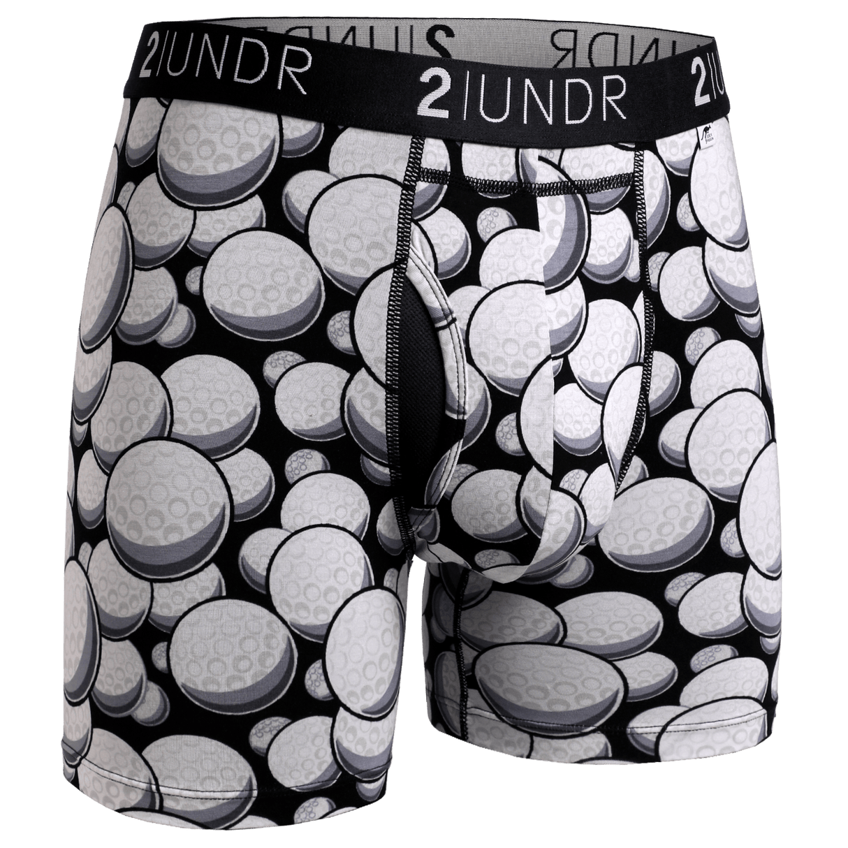 2UNDR Mens Swing Shift Boxer Brief Prints  -  Small / Ballsey