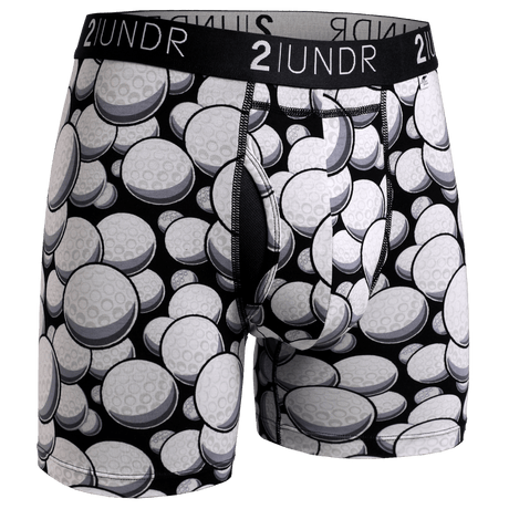 2UNDR Mens Swing Shift Boxer Brief Prints  -  Small / Ballsey