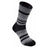 Wrightsock Double-Layer ECO Explore Crew Socks  -  Small / Black Stripe