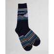 Pendleton Pacific Wonderland Camp Crew Socks  -  Medium / Navy