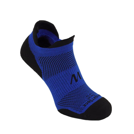 Wrightsock Racer Single Layer Double Tab Socks  -  Small / Royal Blue