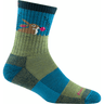 Darn Tough Kids Bubble Bunny Jr Micro Crew Lightweight Hiking Socks  -  Small / Willow