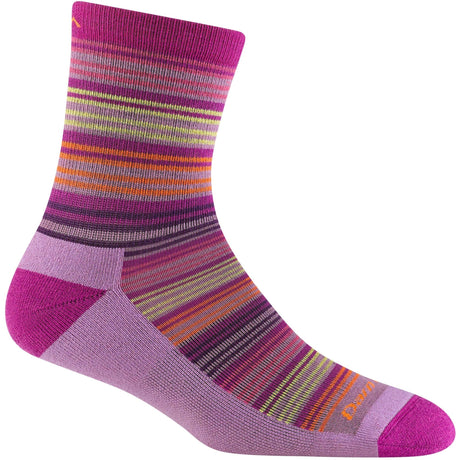 Darn Tough Kids Zebra Canyon Micro Crew Lightweight Hiking Socks  -  Small / Clover