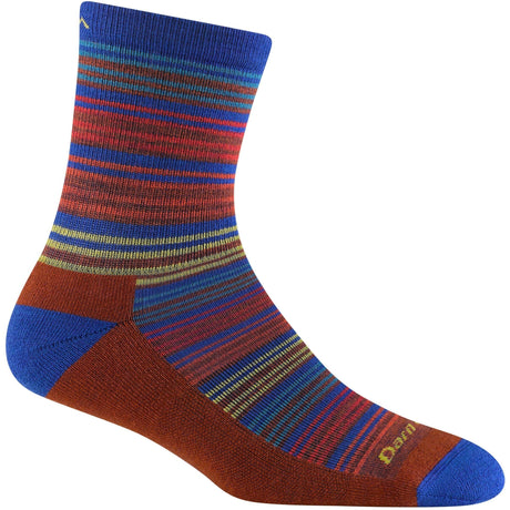 Darn Tough Kids Zebra Canyon Micro Crew Lightweight Hiking Socks  -  Small / Marine