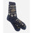 Pendleton Roaming Bison Camp Crew Socks  -  Medium / Charcoal