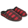 Haflinger Womens Plaid Wool Slippers  -  36 / Paprika