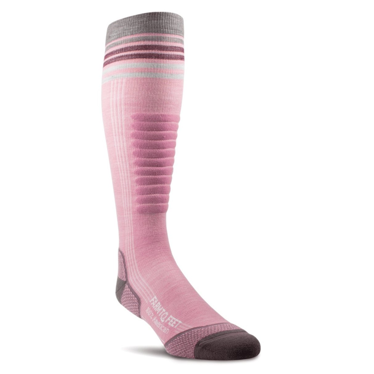 Farm to Feet Waitsfield 2.0 Light Targeted Cushion Ski Socks  -  Small / Foxglove