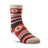 Woolrich Aloe Double Layer Variated Stripes Socks  -  Medium / Marine Scarlet