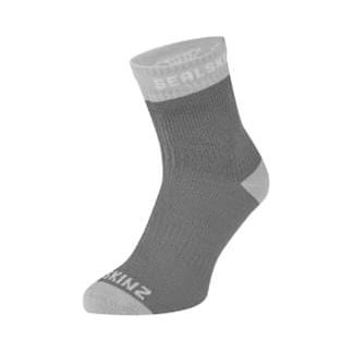 Sealskinz Wretham Waterproof Warm Weather Ankle Length Socks  -  Small / Gray