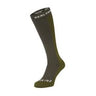 Sealskinz Worstead Waterproof Cold Weather Knee Length Socks  -  Small / Olive