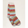 Pendleton Beacon Serape Crew Socks  -  Medium / Coral