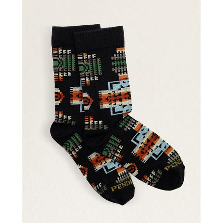 Pendleton Kids Chief Joseph Crew Socks  -  Small / Black