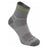 Wrightsock Run Reflective Mini Crew Anti-Blister Socks  -  Small / Light Gray